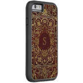 Old Leather Gilded Book Cover Monogram (Achterkant/Rechts)