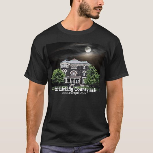Old Licking County Jail haunted T-shirt (Voorkant)