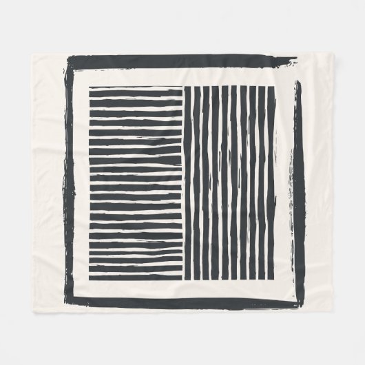 Old Line Ink Fleece Deken (Voorkant (Horizontaal))