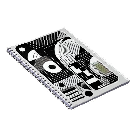 old Linework Pattern Notitieboek (Rechterzijde)