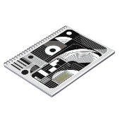 old Linework Pattern Notitieboek (Linkerzijde)