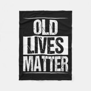 Old Lives 40th 50th 60th Birthday Cadeaus voor man Fleece Deken