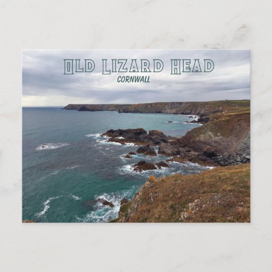 Old Lizard Head (Cornwall) Briefkaart (Voorkant)