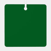 "OLD LOG CABIN IN SNOW" CHRISTMAS ORNAMENT (Achterkant)