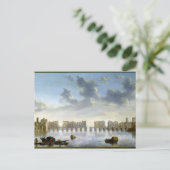 Old London Bridge (olie), c.1630 Briefkaart (Staand voorkant)