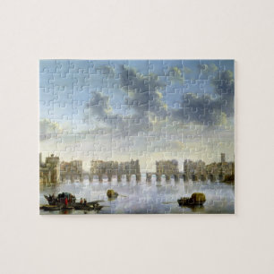 Old London Bridge (olie), c.1630 Legpuzzel