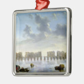 Old London Bridge (olie), c.1630 Metalen Ornament (Links)