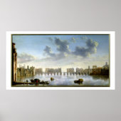 Old London Bridge (olie), c.1630 Poster (Voorkant)