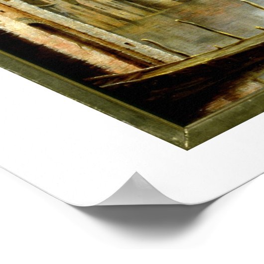 Old London Bridge (olie), c.1630 Poster (Hoek)