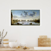 Old London Bridge (olie), c.1630 Poster (Keuken)