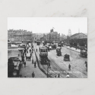 Old London Briefkaart - Blackfriars Bridge