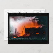 Old London Briefkaart - Crystal Palace Fire 1936 (Voorkant / Achterkant)