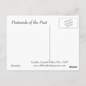 Old London Briefkaart - Crystal Palace Fire 1936 (Achterkant)