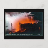 Old London Briefkaart - Crystal Palace Fire 1936 (Voorkant)