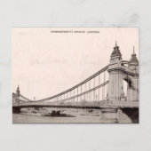 Old London Briefkaart - Hammersmith Bridge (Voorkant)