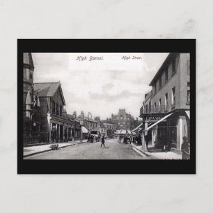 Old London Briefkaart - High St, High Barnet