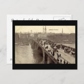 Old London Briefkaart - London Bridge (Voorkant / Achterkant)