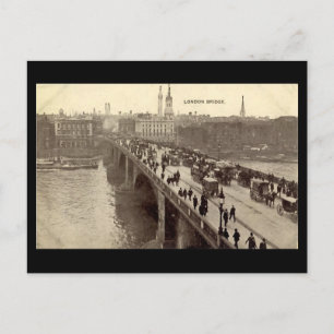 Old London Briefkaart - London Bridge
