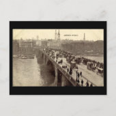 Old London Briefkaart - London Bridge (Voorkant)