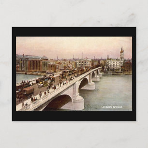 Old London Briefkaart - London Bridge