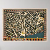 Old London England Map (1915)  UK Capital Poster (Voorkant)