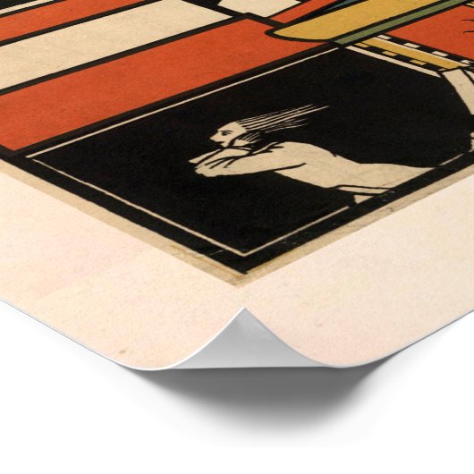 Old London England Map (1915)  UK Capital Poster (Hoek)