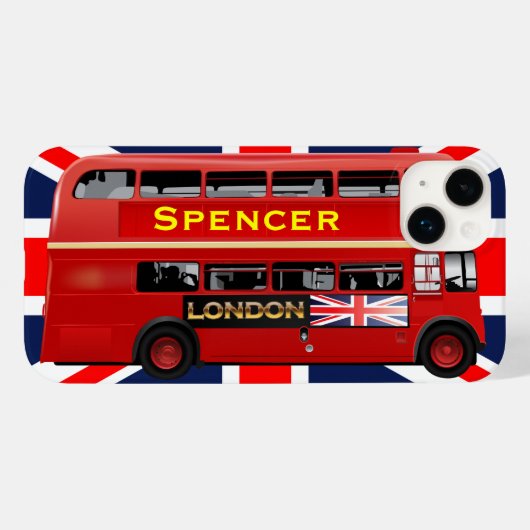 Old London Red Bus Case-Mate iPhone Case (Achterkant (horizontaal))