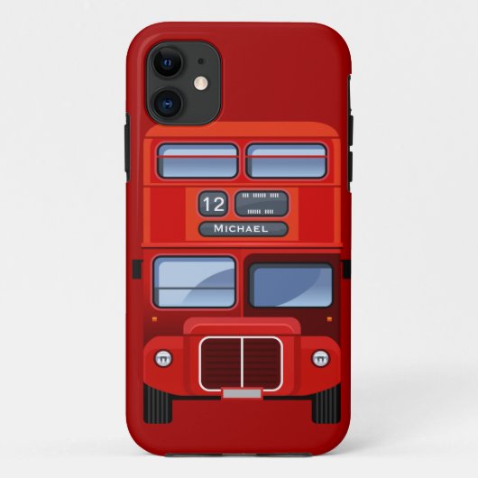 Old London Red Double Decker Bus Case-Mate iPhone Case (Achterkant)