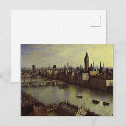 Old London Town Briefkaart (Voorkant / Achterkant)