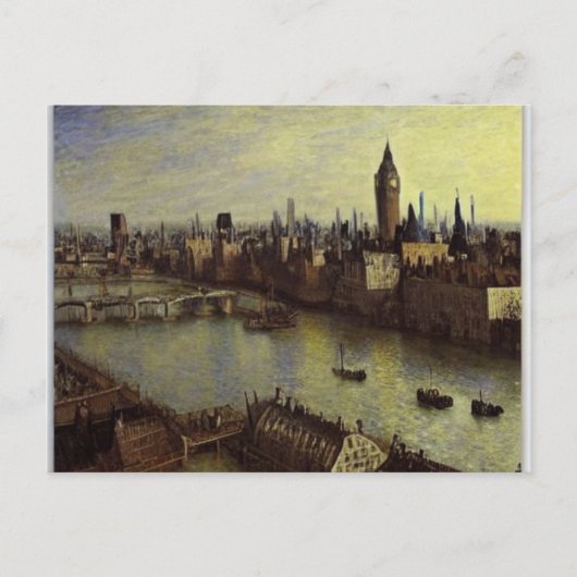 Old London Town Briefkaart (Voorkant)