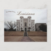 Old Louisiana State Capitol Baton Rouge Louisiana Briefkaart (Voorkant)