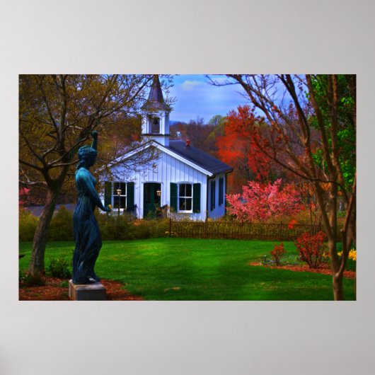 Old Lynchburg Cemetery Church Poster (Voorkant)