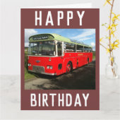 Old MacBraynes Bus op het eiland Bute in Schotland Kaart (Gele Bloem)