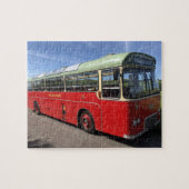 Old Macbraynes Bus op het eiland Bute Legpuzzel (Horizontaal)