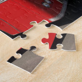 Old Macbraynes Bus op het eiland Bute Legpuzzel (Zijkant)