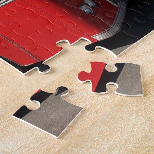 Old Macbraynes Bus op het eiland Bute Legpuzzel (Zijkant)