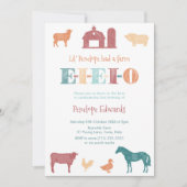 Old MacDonald Birthday Party, Farmyard Petting Zoo Kaart (Voorkant)