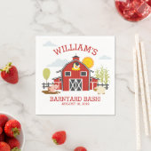 Old MacDonald Boerderij Verjaardagsfeestje Servet (Insitu)