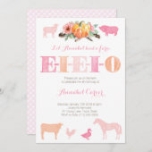 Old MacDonald EIO Boerderij Birthday Party Kaart (Voorkant / Achterkant)