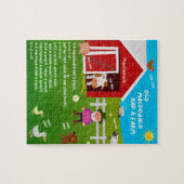 Old MacDonald Kinderrijmpje Puzzel (Horizontaal)