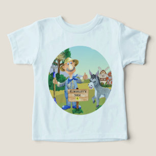 Old MacDonald's Boerderij 🐮 Schattige monogram