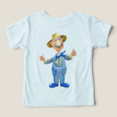 Old MacDonald's Boerderij 🐮 Schattige monogram (Design achterkant)