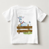 Old MacDonald's Boerderij 🐮 Schattige Varken Mono (Achterkant)