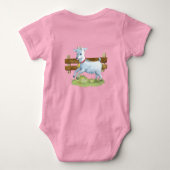 Old MacDonald's 🐮 Schattige Boerderij Familie Mon Romper (Achterkant)