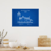 Old Mackinac Point Light - Michigan – AD Poster (Keuken)