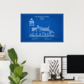 Old Mackinac Point Light - Michigan – AD Poster (Thuiskantoor)