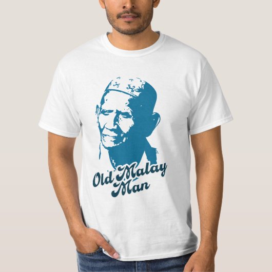 Old Malay Man T-shirt (Voorkant)