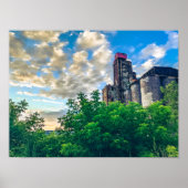 Old Malting Factory in Montreal, Quebec, Canada Poster (Voorkant)