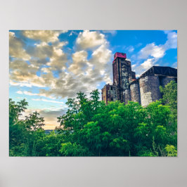 Old Malting Factory in Montreal, Quebec, Canada Poster