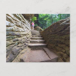 Old Man Cave, Hocking Hills State Park, Ohio Briefkaart